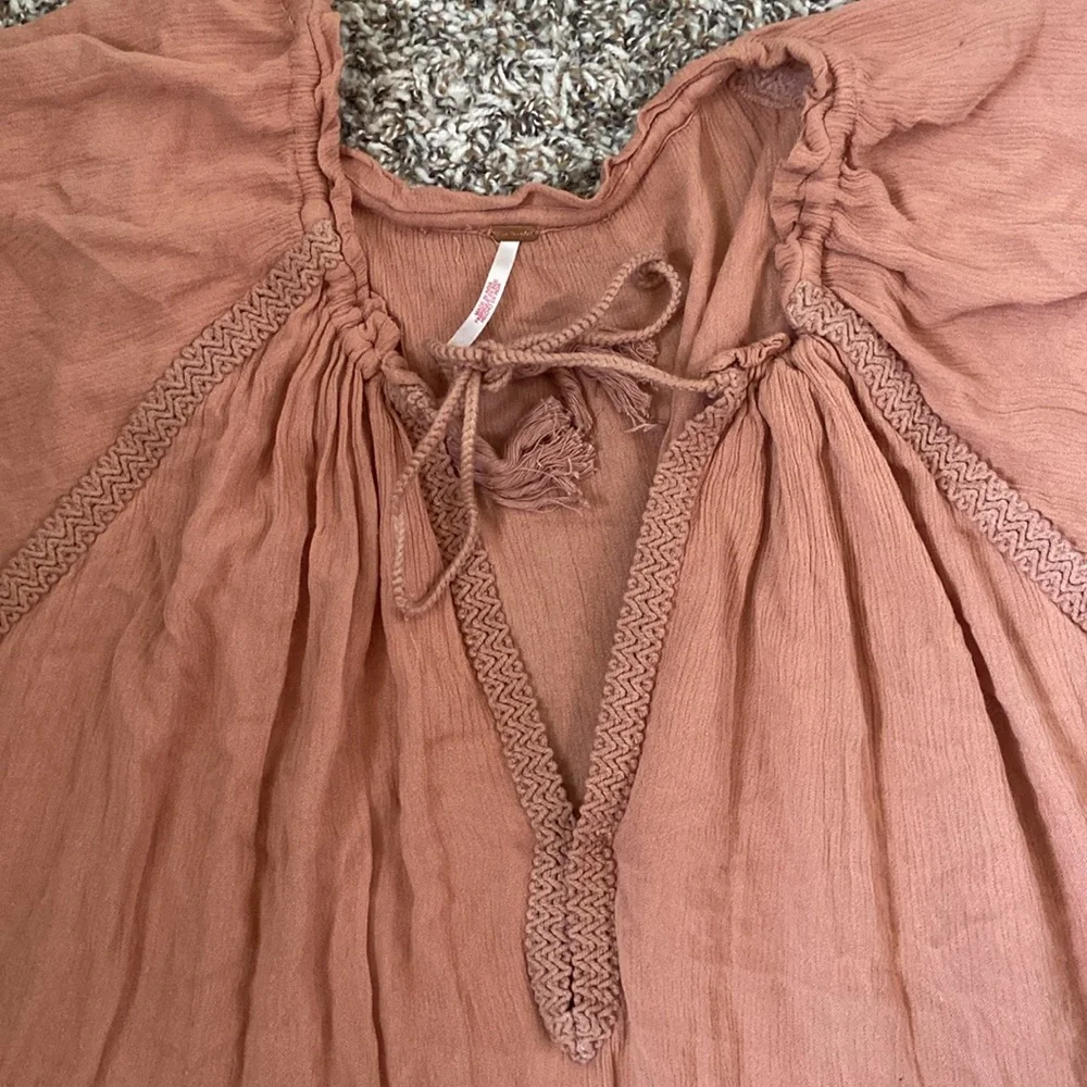Free People In The Moment Dress Color Doe Size Large - Picture 6 of 15